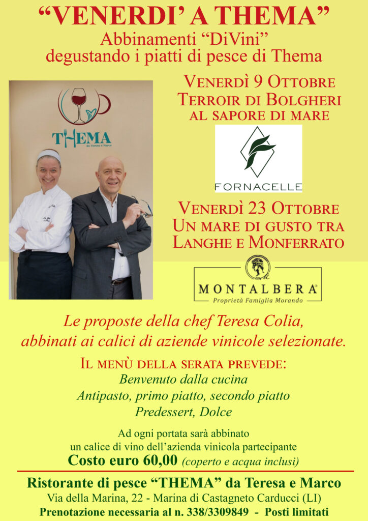 locandina venerdi a Thema